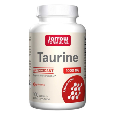 Jarrow Formulas Tauryna 1000mg na Wsparcie Neuroprotekcyjne i Antyoksydacyjne 100 Kapsułek