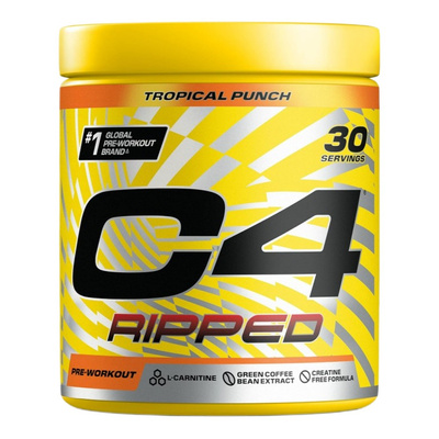 Cellucor C4 Ripped Przedtreningówka Na Spalanie Tłuszczu Tropikalny Poncz 189g