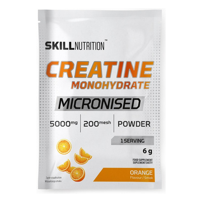 Skill Nutrition Mikronizowany Monohydrat Kreatyny Pomarancza 6g 1 porcja
