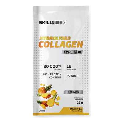 Hydrolysed Collagen Type I & III, Pineapple - 22g (1 serving)