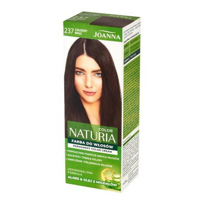 Joanna Naturia Color Farba do Włosów z Proteinami 237 Chłodny Brąz 100ml