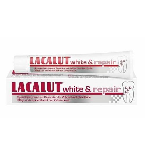 Lacalut White & Repair Pasta do Zębów Wybielająca i Wspierająca Remineralizację Szkliwa 75ml