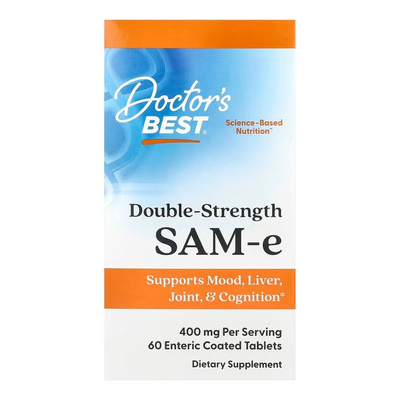 SAM-e, 400mg Double-Strength - 60 tablets