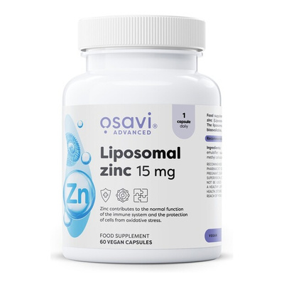 Liposomal Zinc, 15mg - 60 vegan caps