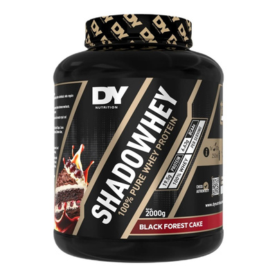 ShadoWhey 100% Pure Whey Protein, Black Forest Cake - 2000g