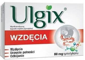 Ulgix Wzdęcia 100 Kapsułek