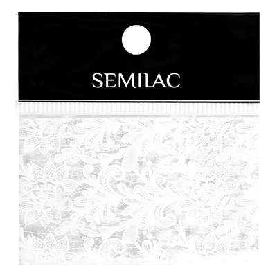 Semilac Nail Transfer Foil White Lace 23