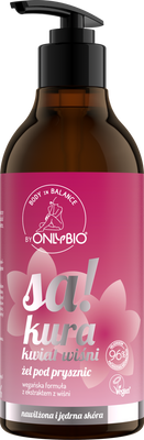 OnlyBio Body in Balance Nawilżający Żel pod Prysznic Sakura 400ml
