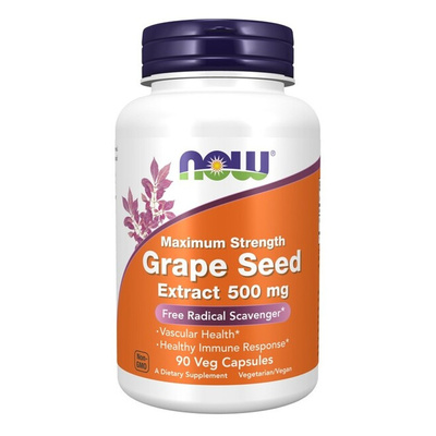 Grape Seed Extract, 500mg Maximum Strength - 90 vcaps