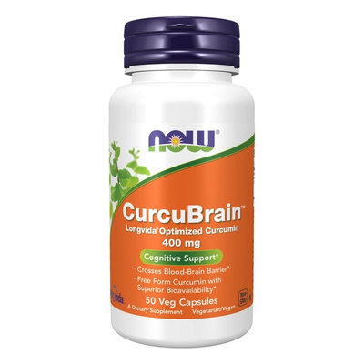 CurcuBrain, 400mg - 50 vcaps