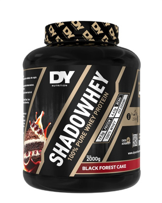 ShadoWhey 100% Pure Whey Protein, Black Forest Cake - 2000g