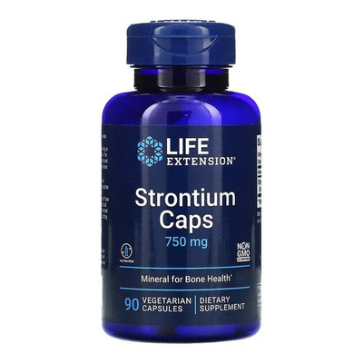 Strontium Caps, 750mg - 90 vcaps