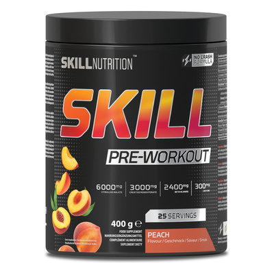 Skill Pre-Workout, Peach - 400-412g
