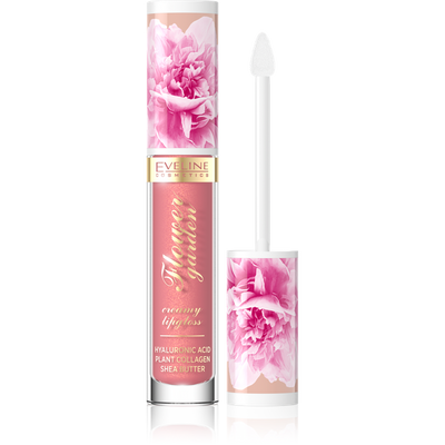 Eveline Flower Garden Kremowy Błyszczyk do Ust Nr 2 Vegan 4.5ml