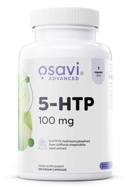 Osavi 5-HTP 100mg Naturalne Wsparcie Nastroju Snu i Równowagi Emocjonalnej 120 Kapsułek