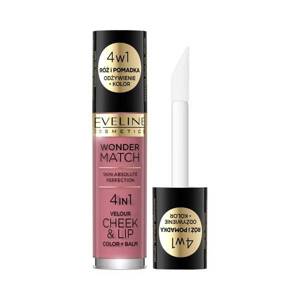 Eveline Wonder Match Cheek & Lip 4in1 Róż i Pomadka w Płynie Nr. 4 Vegan 4.5ml 