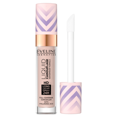 Eveline Liquid Camouflage Wodoodporny Korektor Kamuflujący z Kwasem Hialuronowym Nr. 03 Soft Natural 7.5ml