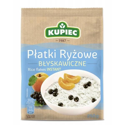 Kupiec Płatki Ryżowe Błyskawiczne 250g
