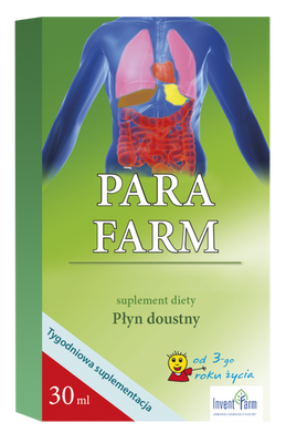 Para Farm Płyn Doustny Pasożyty Naturalny Skład Zioła Wzmacnia Odporność 30ml