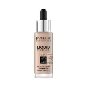 Eveline Liquid Control Mattifying Drops Podkład do Twarzy HD z Niacynamidem 003 Ivory Beige 32ml