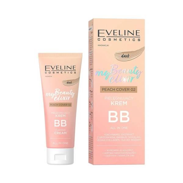 Eveline My Beauty Elixir Pielęgnujący Krem BB All In One Dark Nr. 2 Peach Cover 30ml