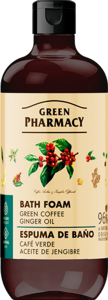 Green Pharmacy Ujędrniająca Pianka do Kąpieli Zielona Kawa i Olejek Imbirowy 500ml