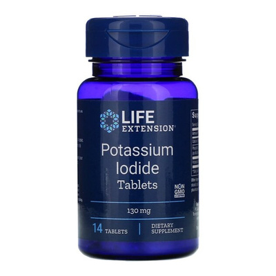 Potassium Iodide Tablets, 130mg - 14 tabs