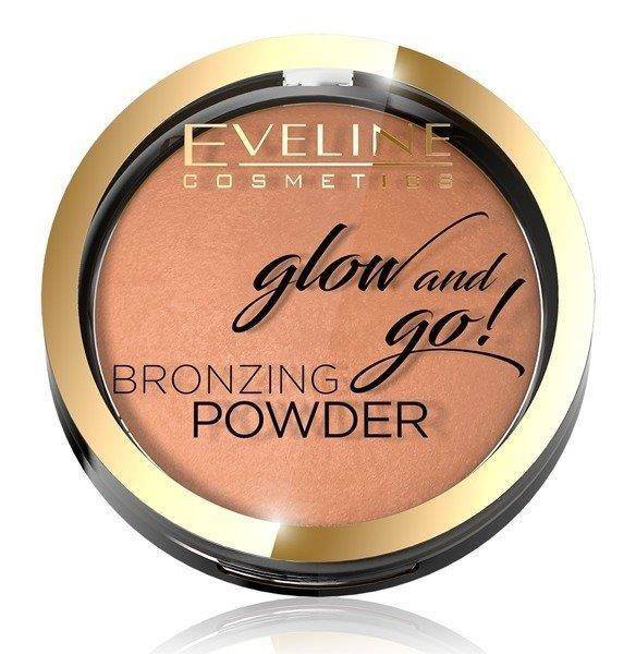 Eveline Glow and Go Bronzing Powder Puder Brązujący do Twarzy Nr. 02 Jamaica Bay 1 Sztuka