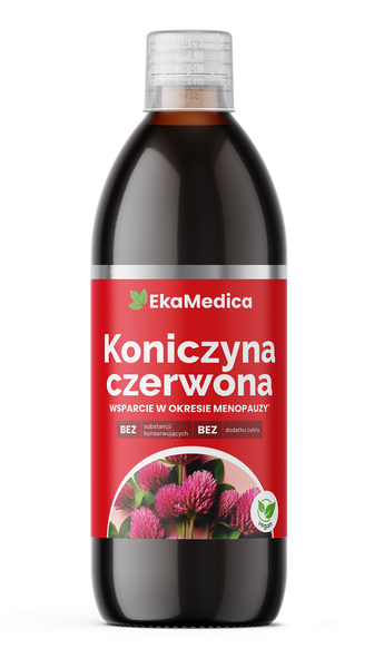 EkaMedica Naturalny Sok z Koniczyny Czerwonej 500ml