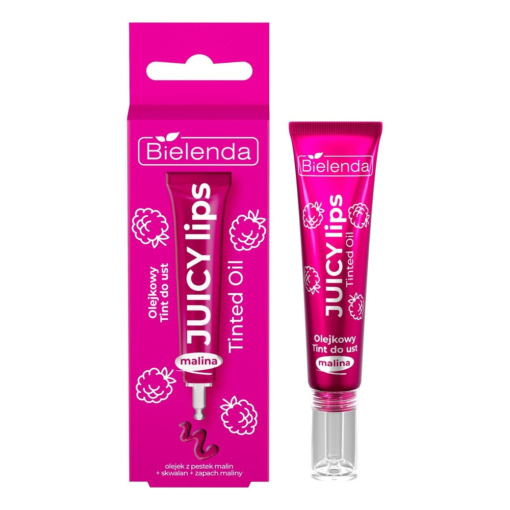 Bielenda Juicy Tint Nawilżający Olejkowy Tint do Ust z Maliną i Skwalanem 10g