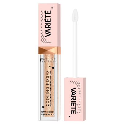 Eveline Variete Cooling Kisses Błyszczyk Zwiększający Objętość Ust z Efektem Chłodzącym Nr. 01 Ice Mint 6.8ml
