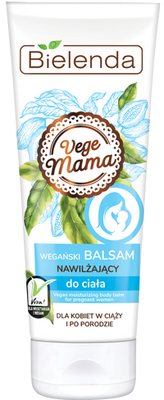 Bielenda Vege Mama Wegański Balsam Nawilżający do Ciała dla Kobiet w Ciąży i po Porodzie 200ml