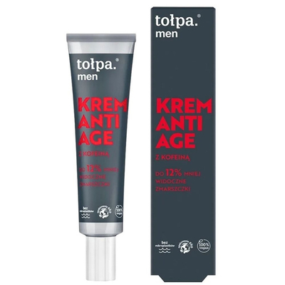 Tolpa Men Przeciwstarzeniowy krem do twarzy z kofeiną 40ml