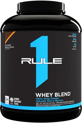 Rule One R1 Whey Blend, Chocolate Peanut Butter - 2270g