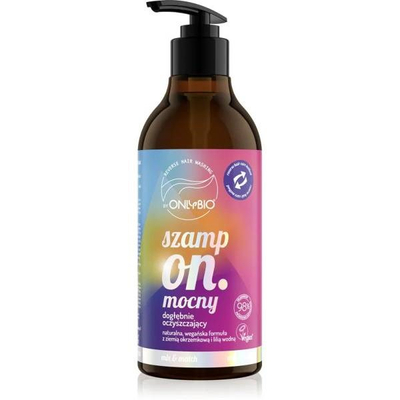 OnlyBio Reverse Washing Szampon Mocny Dogłębnie Oczyszczający Skórę Głowy 400ml