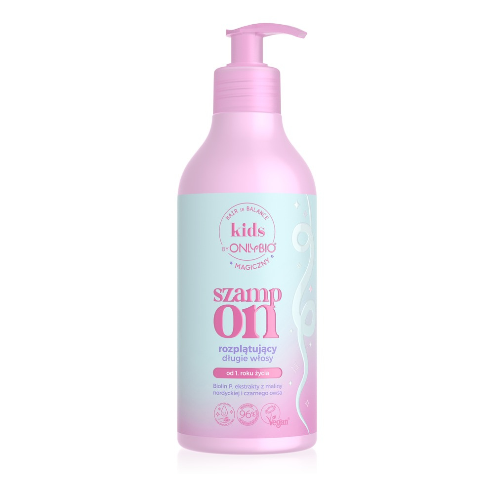OnlyBio Hair in Balance Kids Magiczny Szampon Rozplątujący Długie Włosy 400ml