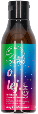 OnlyBio Hair In Balance Wegański Olej do Olejowania Włosów Średnioporowatych 150ml