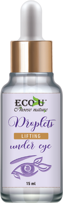 EcoU Liftingujące Rozjaśniające i Ujędrniające Kropelki pod Oczy 15ml