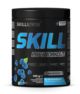 Skill Nutrition Skill Pre-Workout Niebieska Malina 400g
