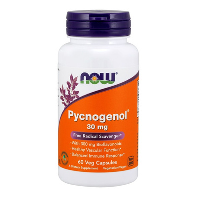 Now Foods Pycnogenol 30mg Wsparcie Odpornośći 60 Kapsułek