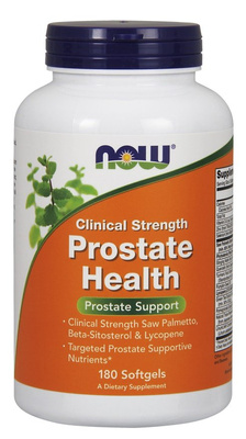 Now Foods Prostate Health Clinical Strength Wspiera Zdrowie Gruczołu Krokowego 180 Kapsułek