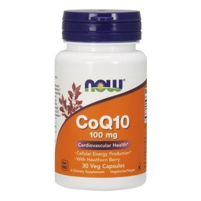 CoQ10 with Hawthorn Berry, 100mg - 30 vcaps
