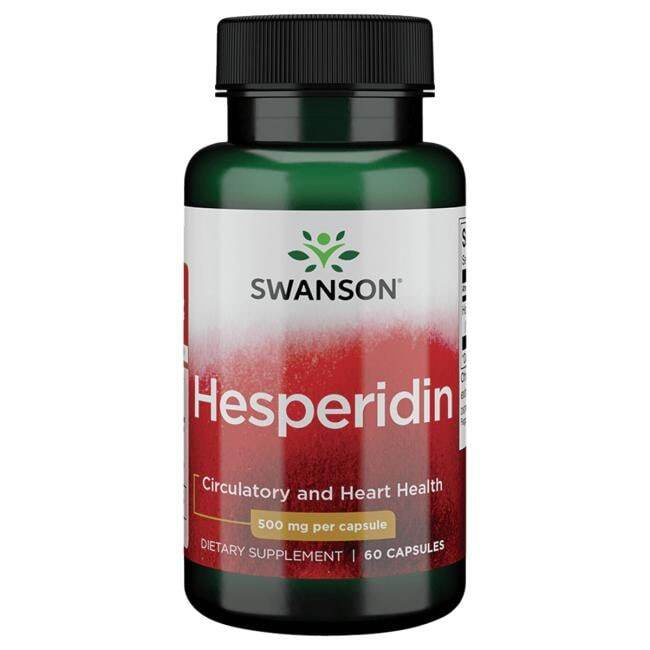 Swanson Hesperydyna 500mg na Wsparcie Układu Krążenia 60 Kapsułek