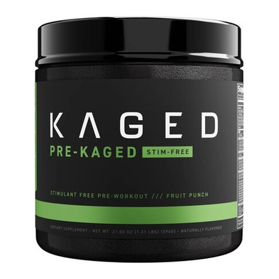 Kaged Muscle Pre-Kaged Stim-Free Owocowy Poncz Przedtreningówka na Pompę i Wytrzymałość 596g