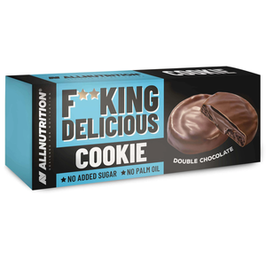 Allnutrition Fitking Delicious Cookie Double Chocolate Kruche Ciasteczka z Nadzieniem Czekoladowym 128g