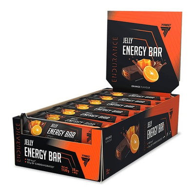 Endurance Jelly Energy Bar, Orange - 32 x 40g