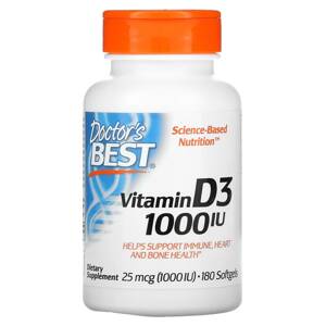 Vitamin D3, 1000 IU - 180 softgels