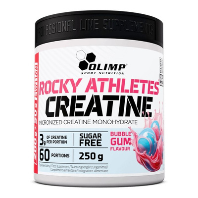 Rocky Athletes Creatine, Bubble Gum - 250g