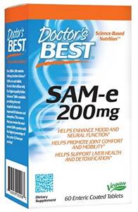 SAM-e, 200mg - 60 tablets