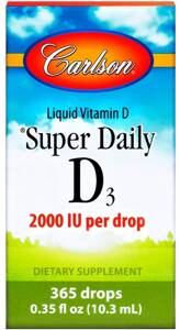 Super Daily D3, 2000 IU - 10 ml.